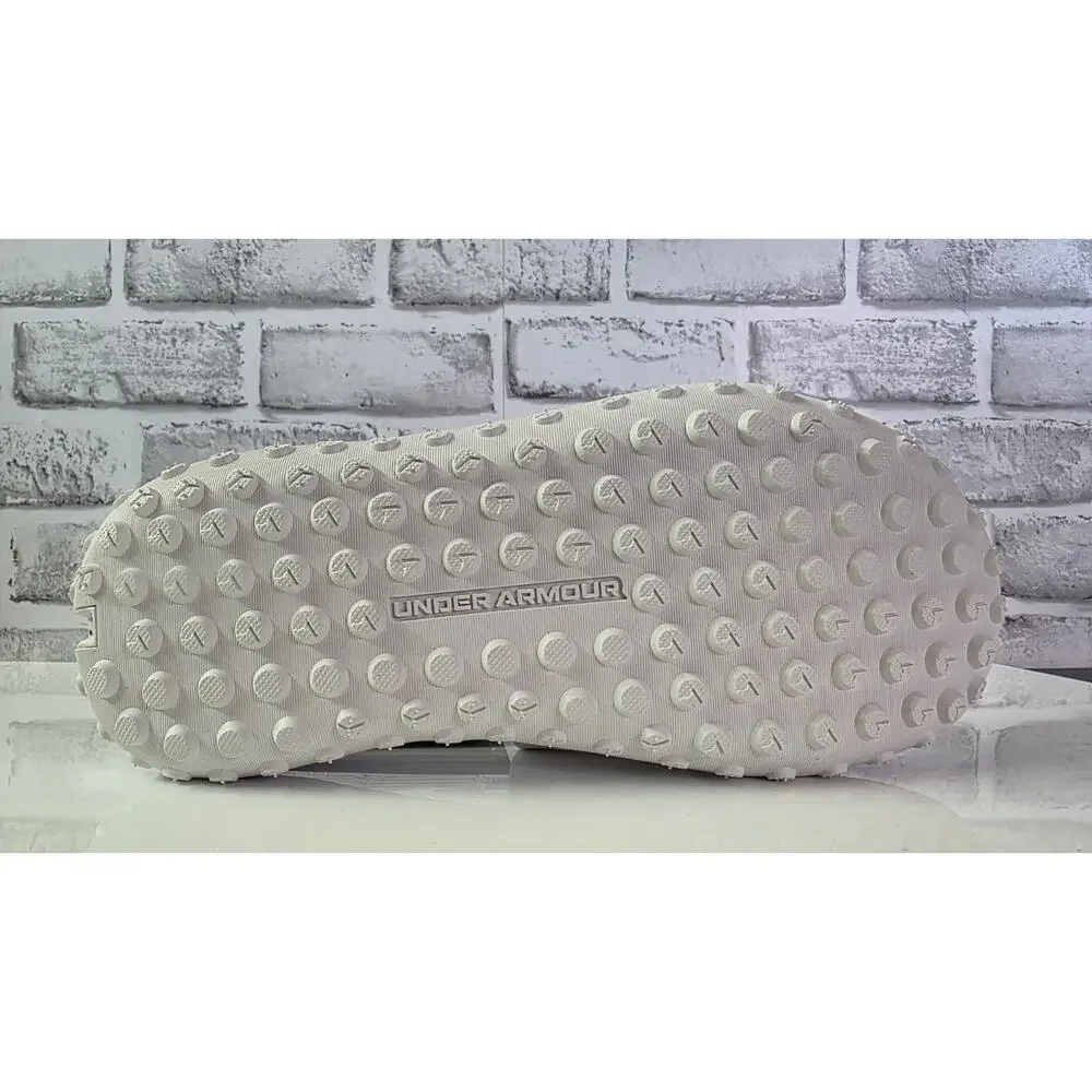 Under Armour x Project Rock 3.0 Slide Sandal White Mens Size 13 3026034 100 New